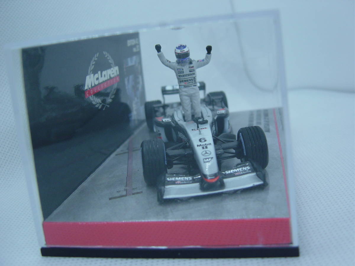 送料300円～ MINICHAMPS 1/43 McLaren MP4-17D 1st Win MALAYSIAN GP 23rd MARCH 2003 F1 #6 K.RAIKKONEN キミ・ライコネン 初勝利_画像3