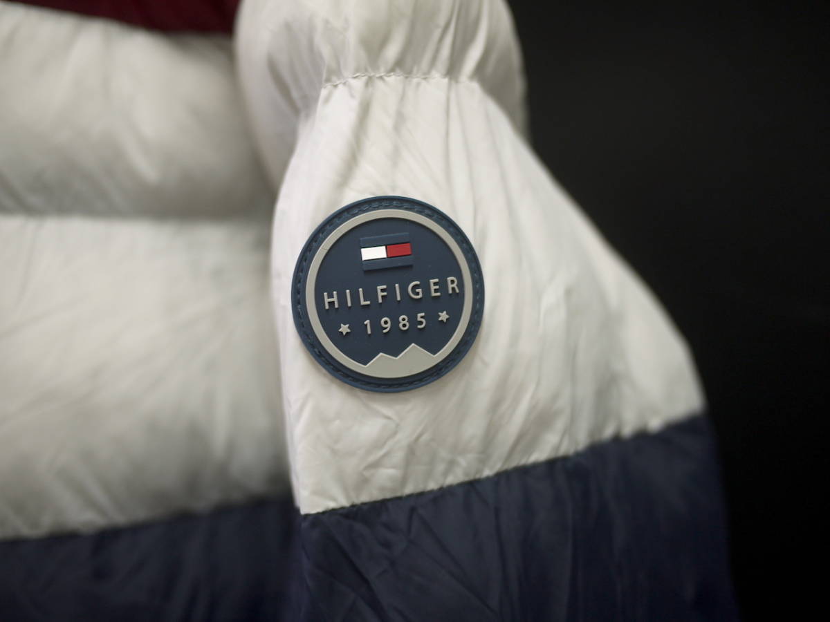 海外規格 新品 XL/TOMMY HILFIGER WARM LIKE DOWN トミーヒルフィガー ウルトラロフト フーディー ジャケット フラッグカラー / ダウン_画像4