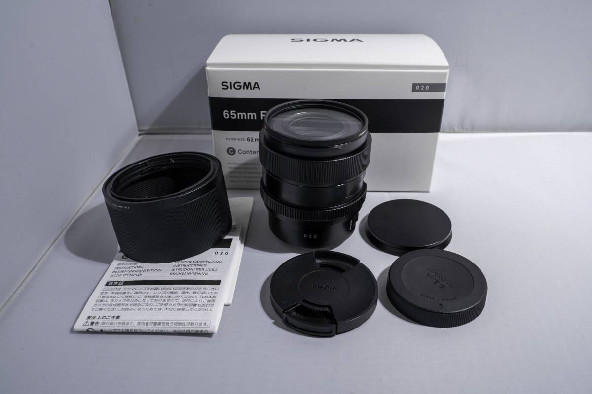 SIGMA (シグマ) Contemporary 65mm F2 DG DN (ソニーE用/フルサイズ