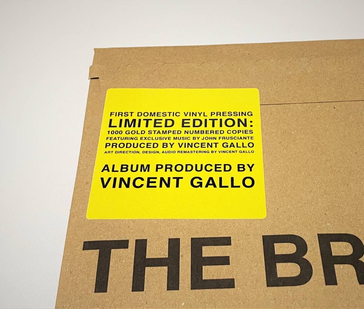 ☆新品☆The Brown Bunny Soundtrack☆John Frusciante ジョン フルシアンテ☆Vincent Gallo  ヴィンセント ギャロ☆アナログレコードLP