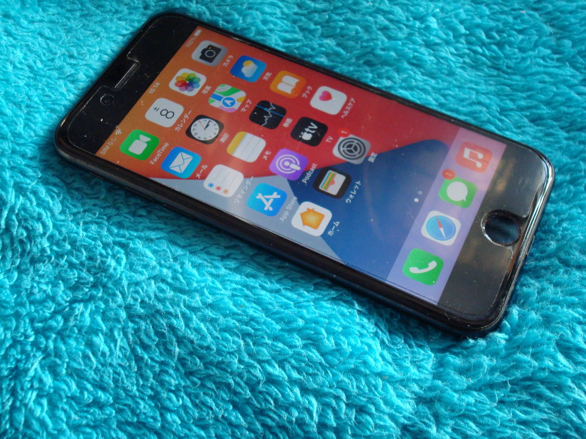 新しい iPhone 7 128GB simfree A1779 iOS15.2 バッテリ最大容量80