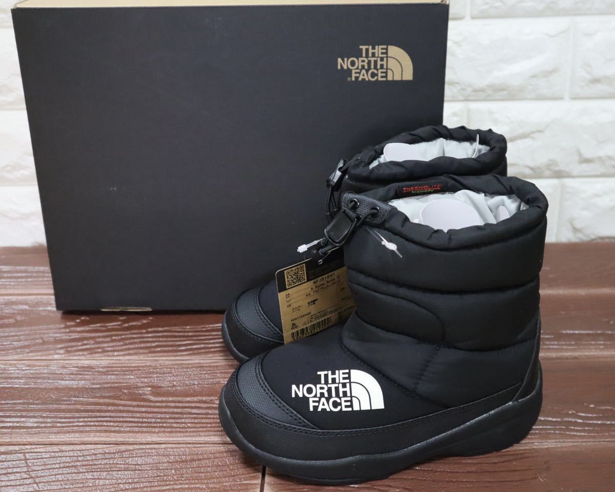 新品 20㎝　ノースフェイス THE NORTH FACE ジュニア ブーツ ヌプシブーティーVI NFJ51981 ブラック