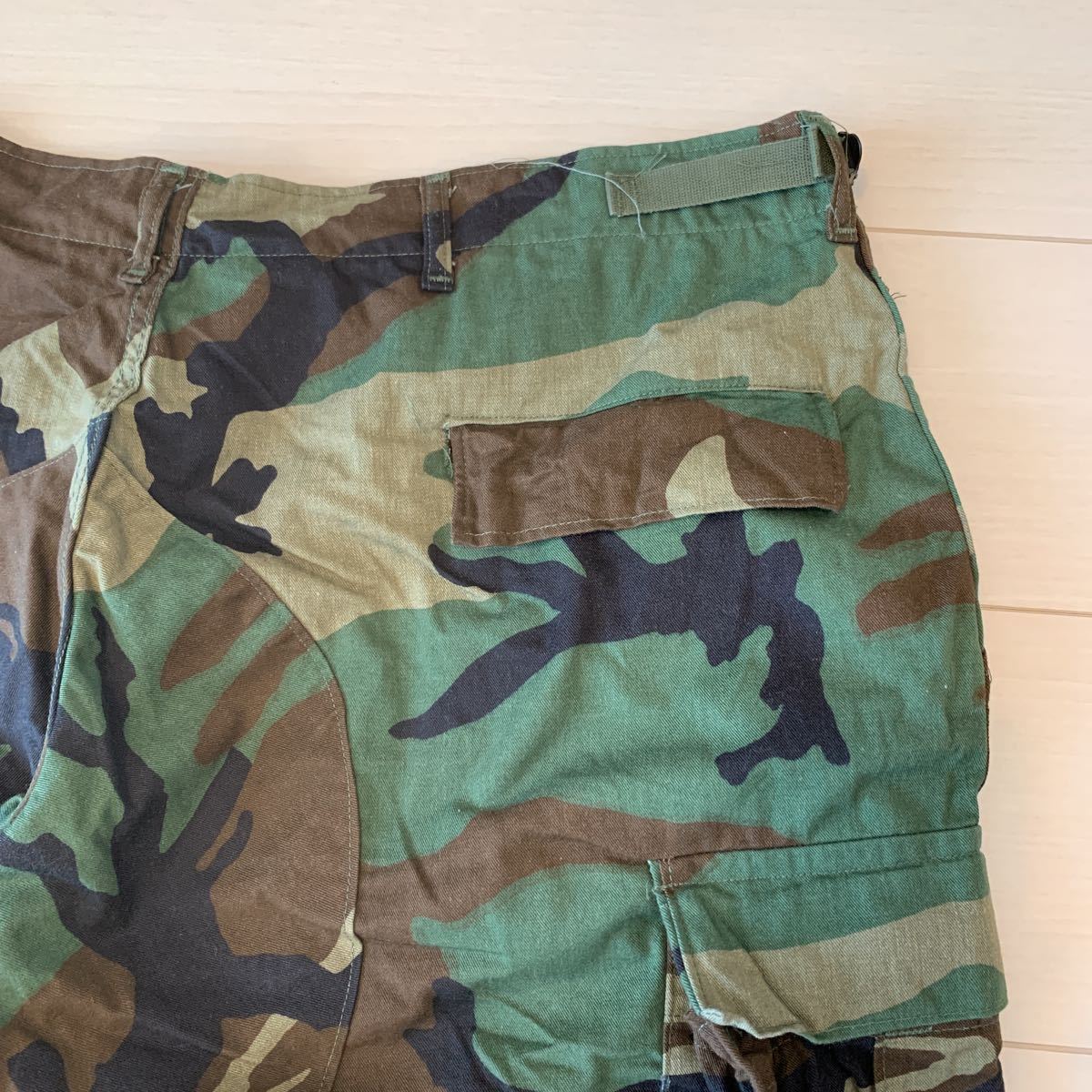 米軍実物 ウッドランド カーゴパンツ 迷彩 放出品 未使用品 DEAD STOCK デッドストック 80s U.S.ARMY BDU ノンリップ props store propper_画像7