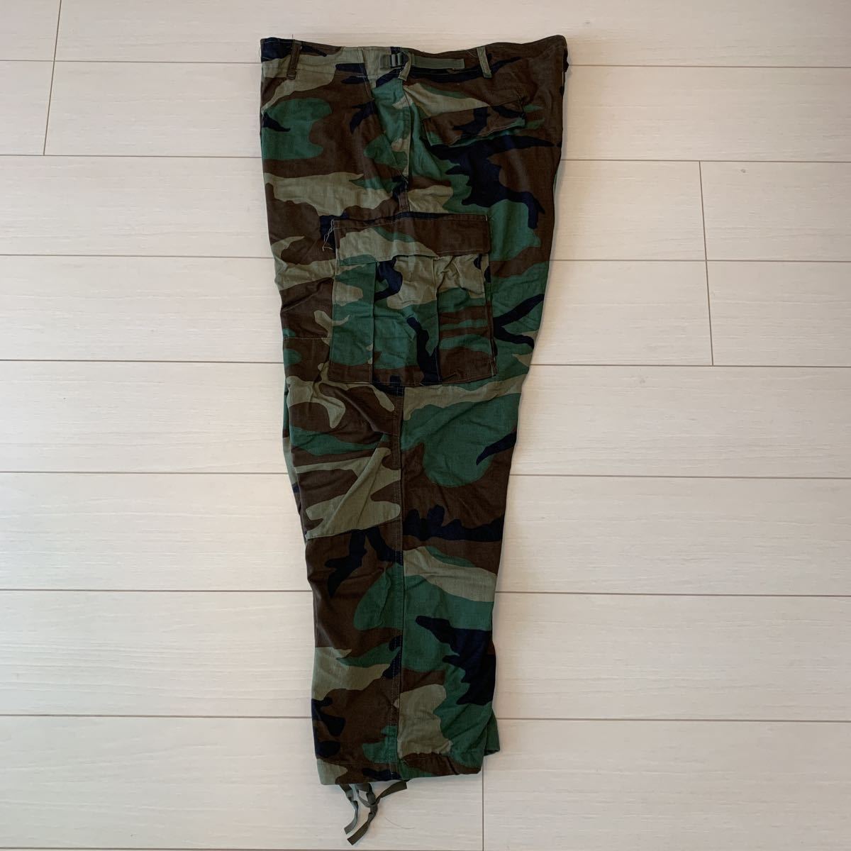 米軍実物 ウッドランド カーゴパンツ 迷彩 放出品 未使用品 DEAD STOCK デッドストック 80s U.S.ARMY BDU ノンリップ props store propper_画像3