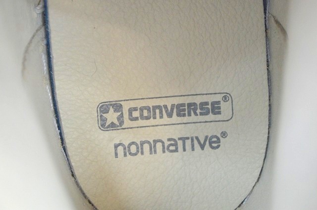 新品未使用2021SS nonnative ノンネイティブ CONVERSE コンバース PRO-LEATHER HI ホワイト 白 US8 26センチ 税込25,300円 送料無料_画像7