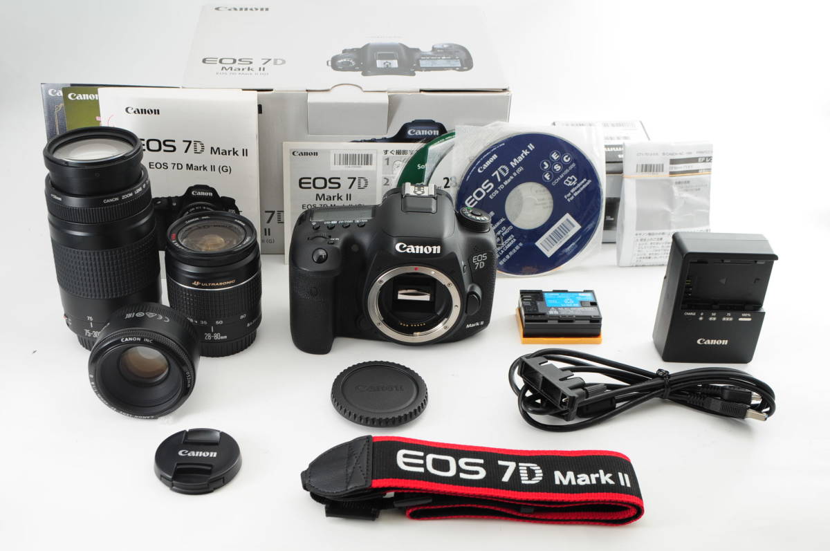 ☆ボディ・超美品級☆ CANON キヤノン EOS 7D MarkⅡ2 超望遠300mm