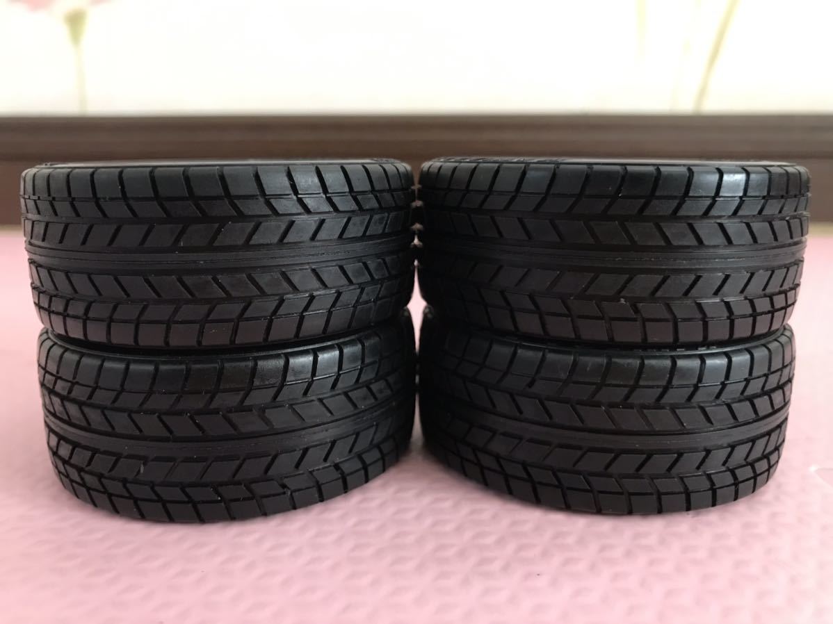 送料無料　1/10 タミヤ　ラジコン　タイヤホイール　セット　組み立て済　未走行　TAMIYA TYRE WHEELS RC