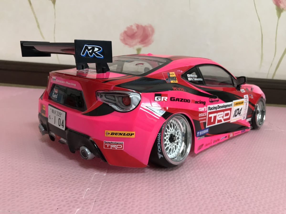 送料無料　1/10 トヨタ　FT86 GAZOO RACING レーシングカー　ラジコン　ボディ　タミヤ　TAMIYA RC BODY