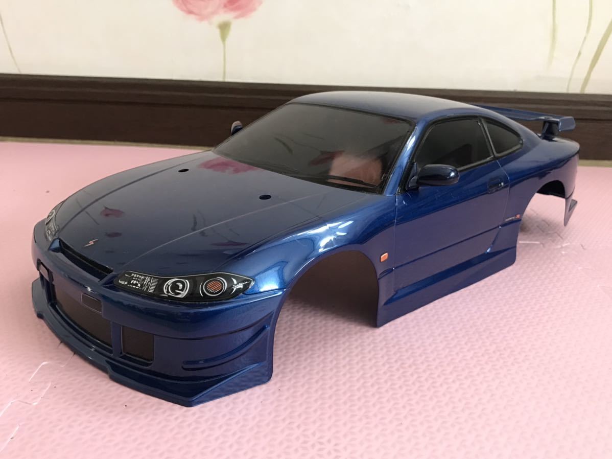 送料無料　Mシャーシ用　日産　シルビア　S15 ラジコン　ボディ　未走行　ラジコン　ボディ　TAMIYA NISSAN SILVIA RC BODY