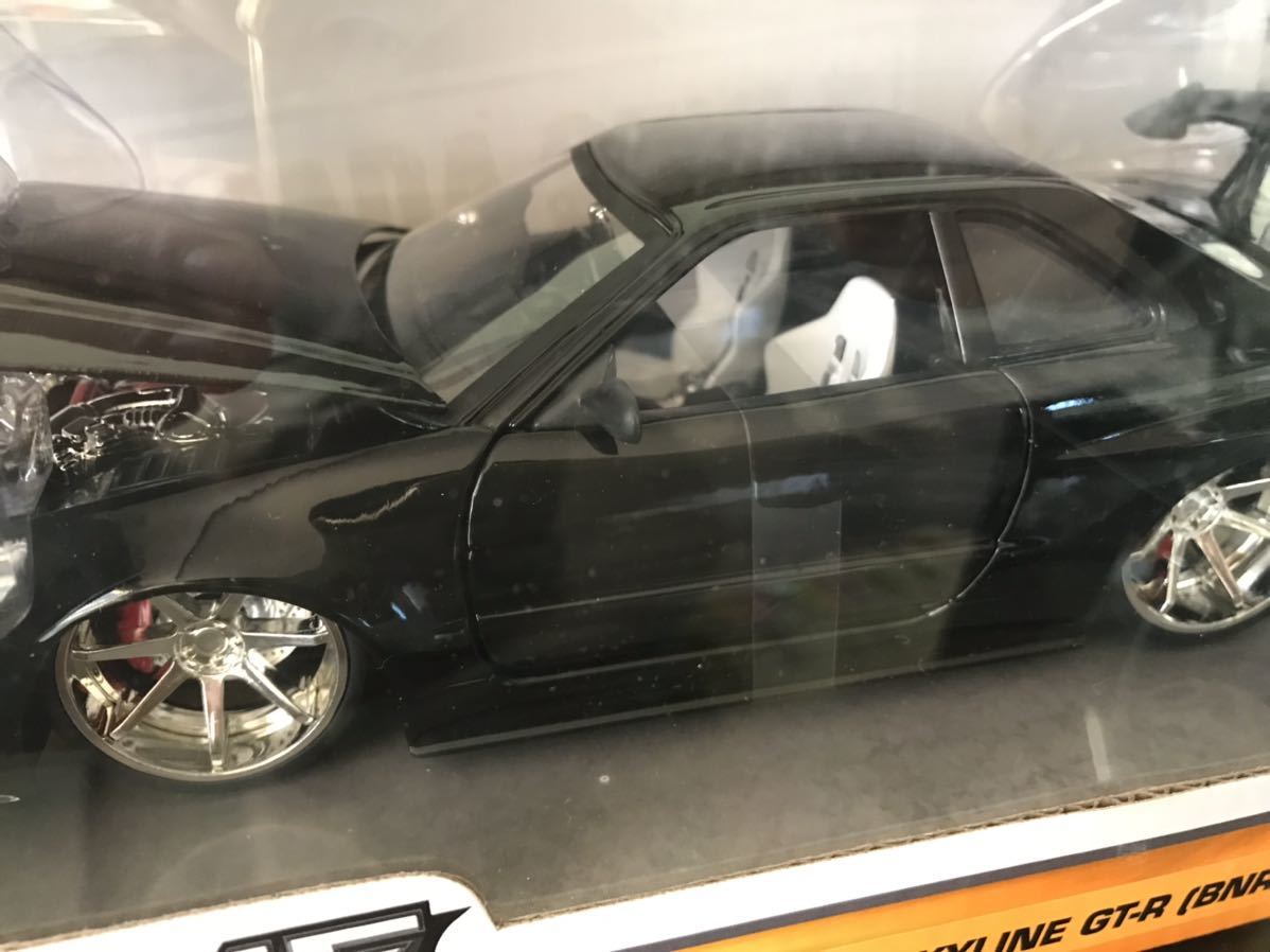 送料無料 1/24 日産 スカイライン GT-R R34 ミニカー JADA TOYS NISSAN SKYLINEの画像2