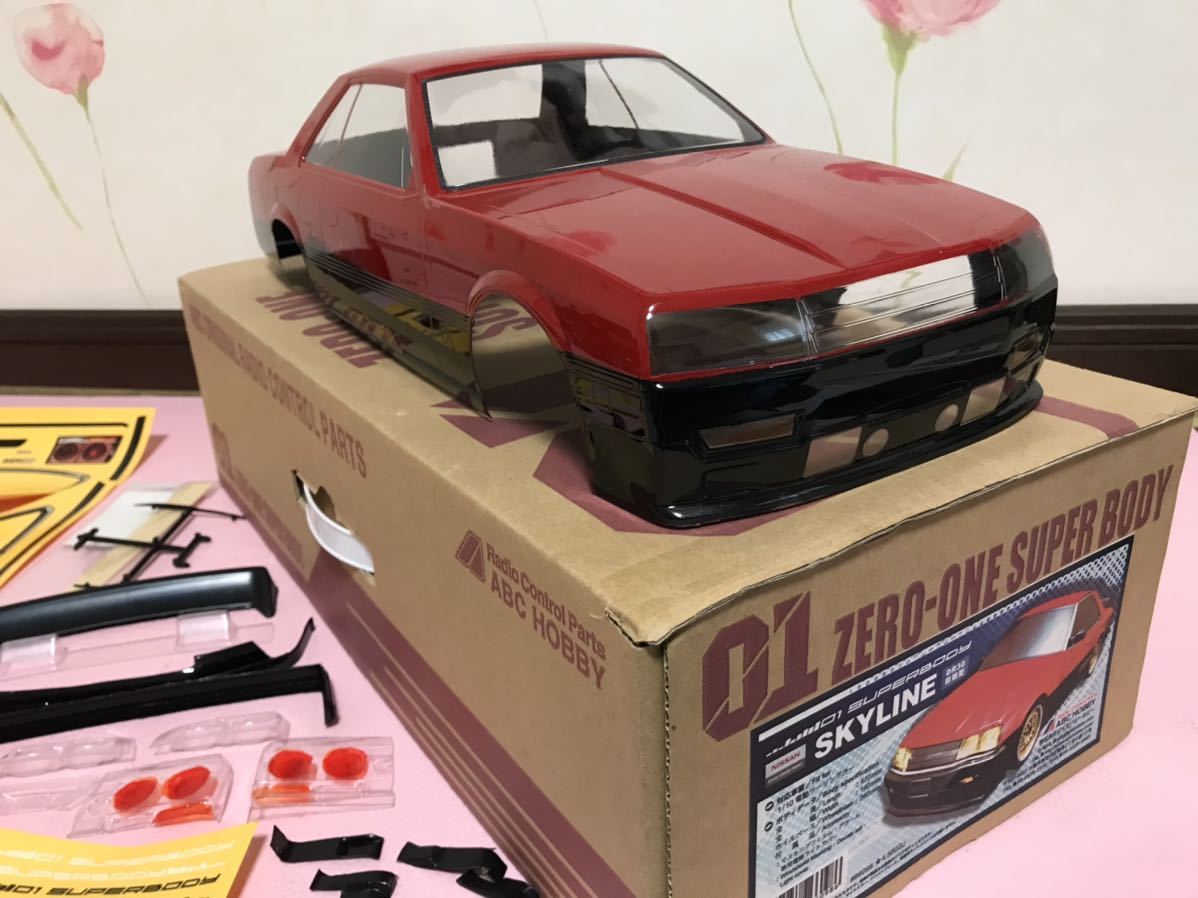 送料無料　1/10 日産　スカイライン　RS-TURBO DR30 前期型　ラジコン　ボディ　ABC HOBBY NISSAN SKYLINE ジャンク