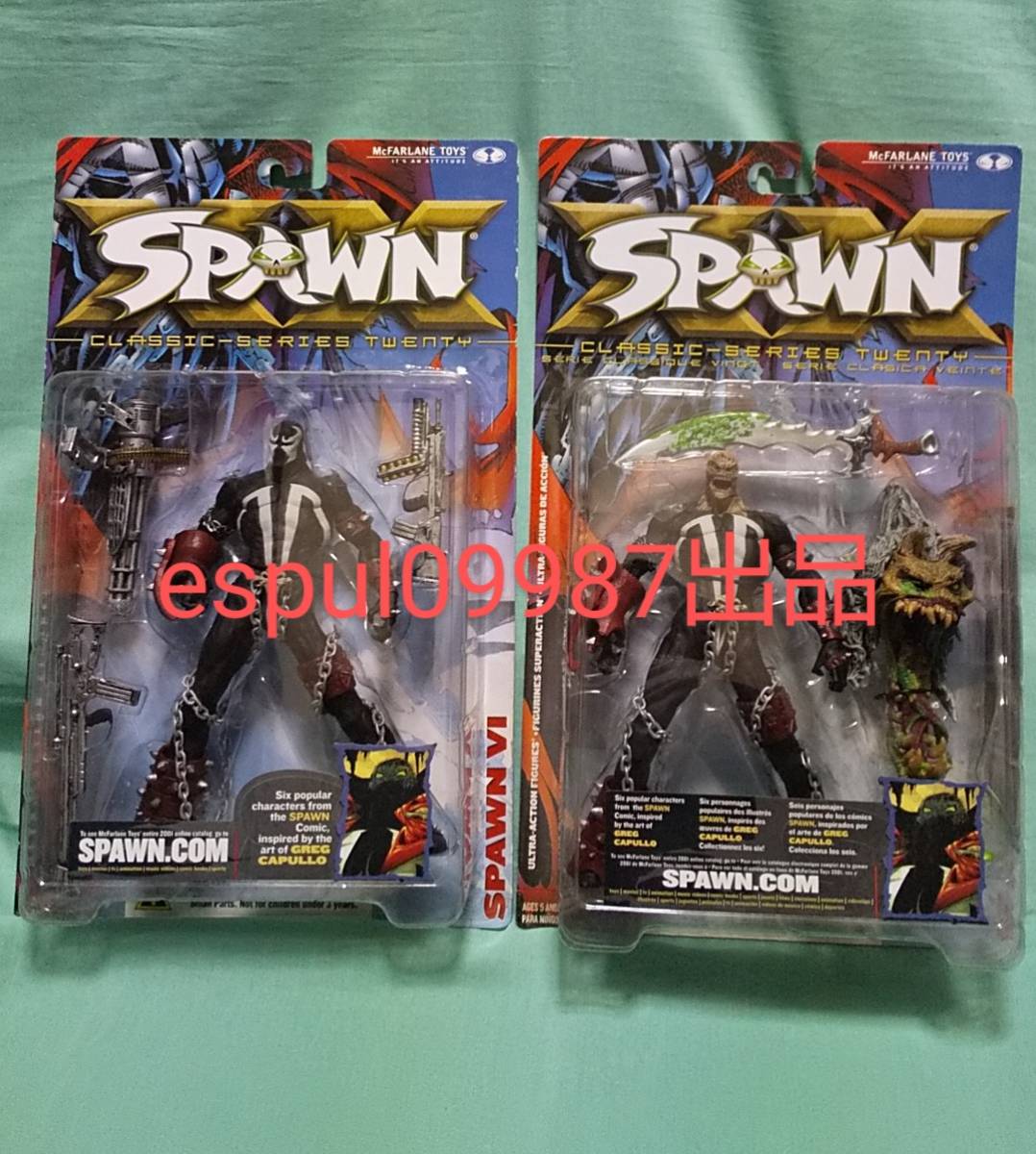 マクファーレントイズ SPAWN スポーン SPAWN.VI ノーマル リデコ 2種