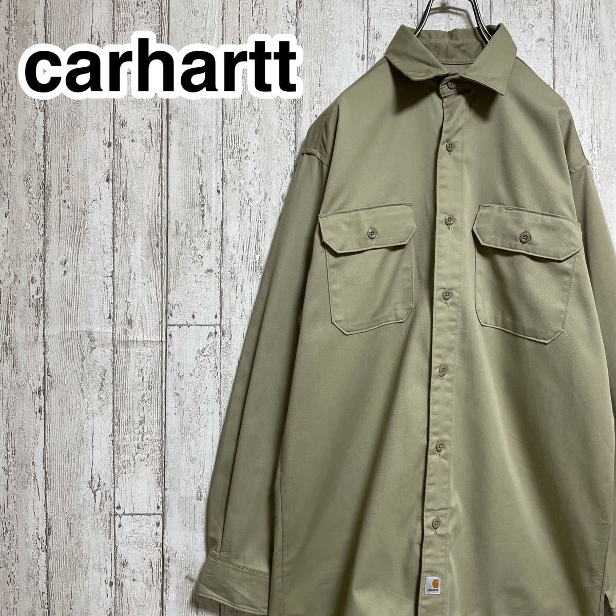 超激安 長袖ワークシャツ カーハート carhartt ☆送料無料☆ Mサイズ