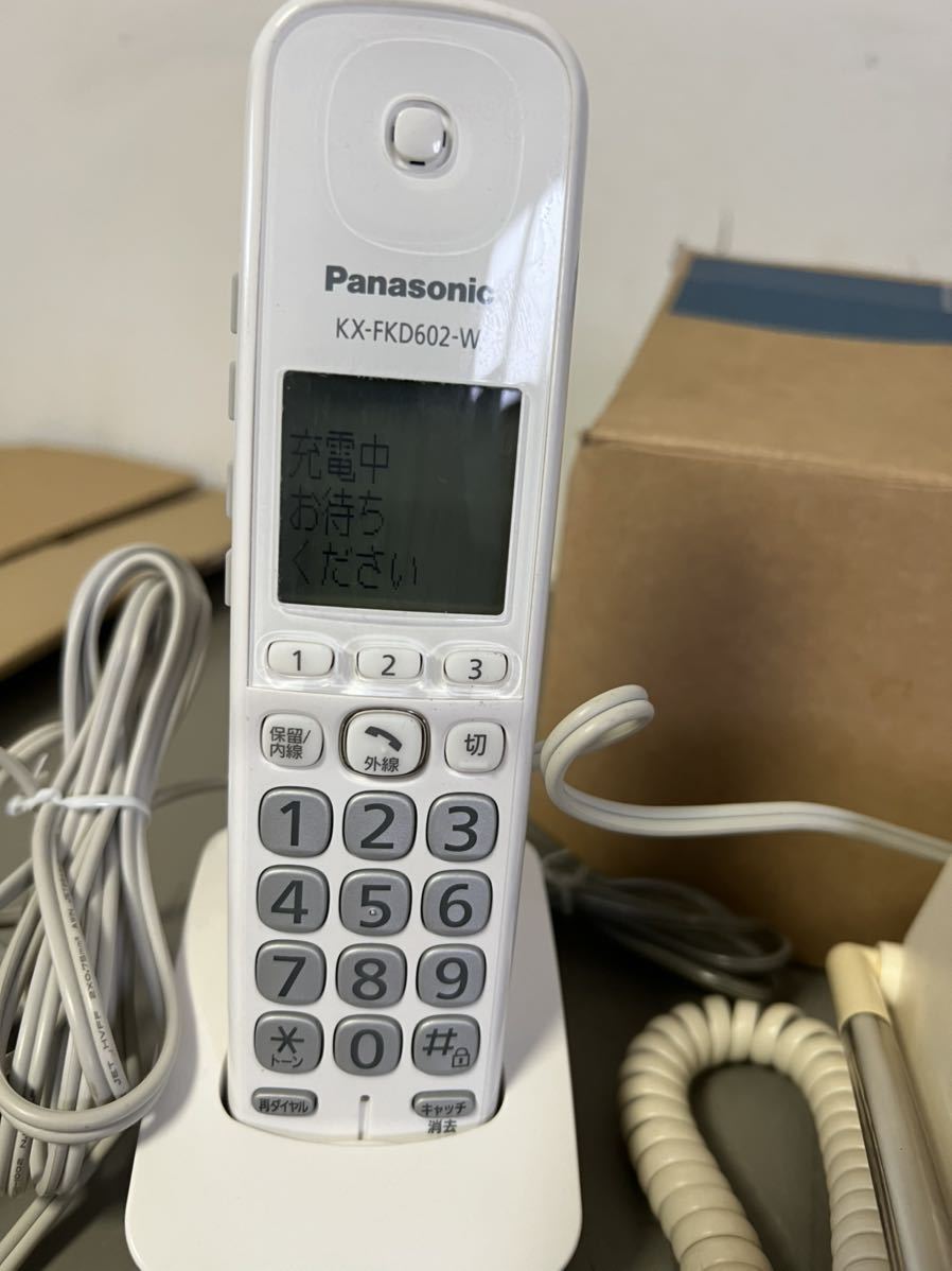 Panasonic KX-PD502UD FAX ファックス デジタルコードレス 子機付 KX
