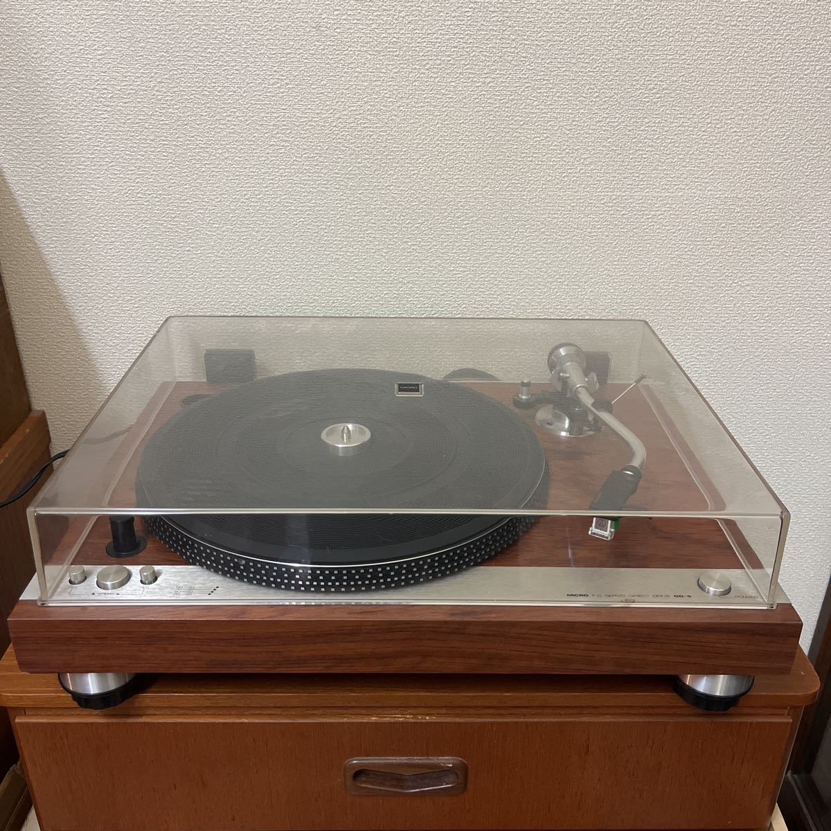 実動 美品 ターンテーブル レコードプレーヤー + 使用説明
