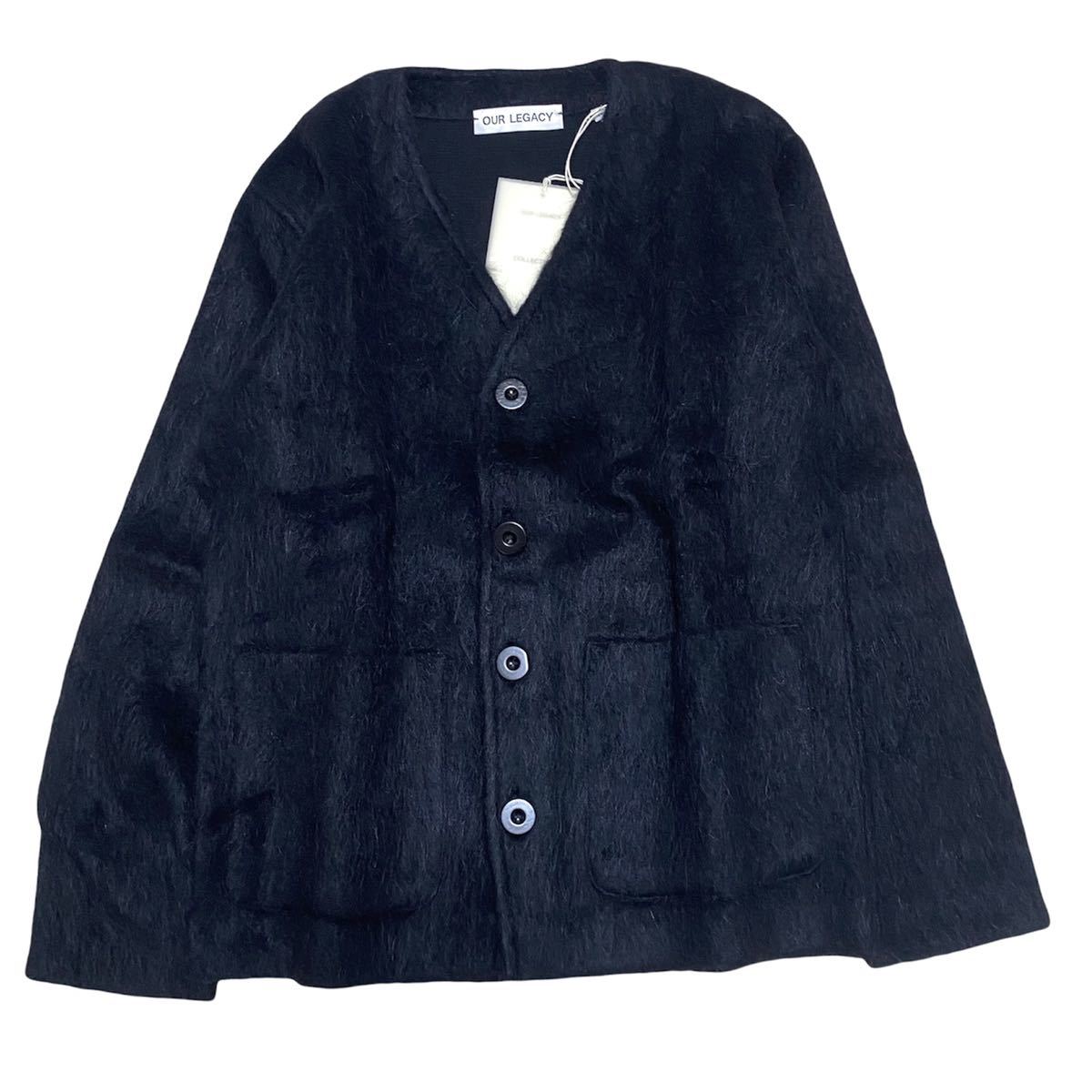 [ new goods ] prompt decision * our legacy Hour Legacy * 21 FWmo hair cardigan alpaca alpaca size rare 44 black outer 