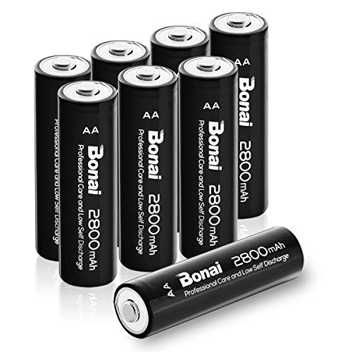 8個パック 単3 充電池 BONAI 単3形 充電池 充電式ニッケル水素電池 8個パック（超大容量2800mAh 約1200回使_画像1