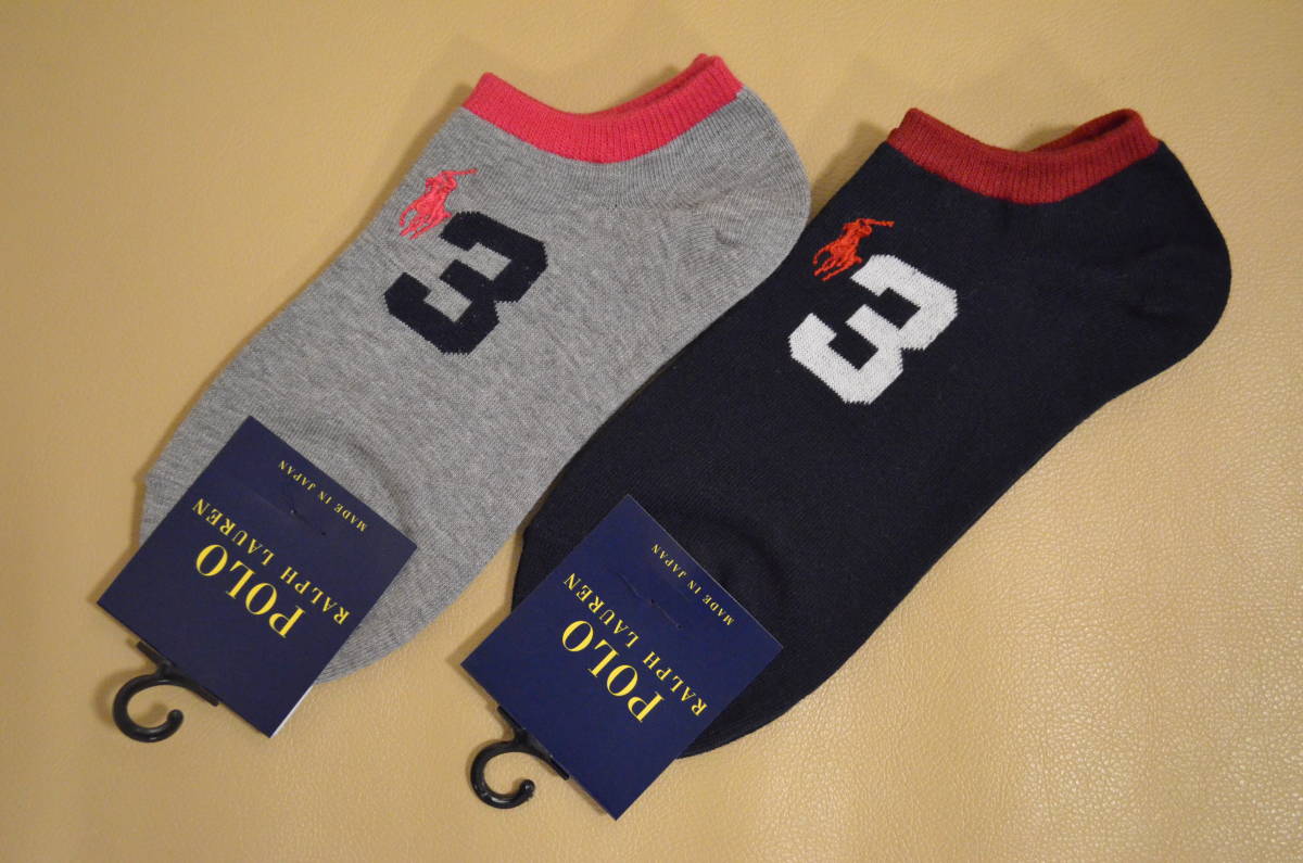  новый товар не использовался женщина POLO RALPH LAUREN Polo Ralph Lauren короткие носки 2 пар комплект сделано в Японии бесплатная доставка 