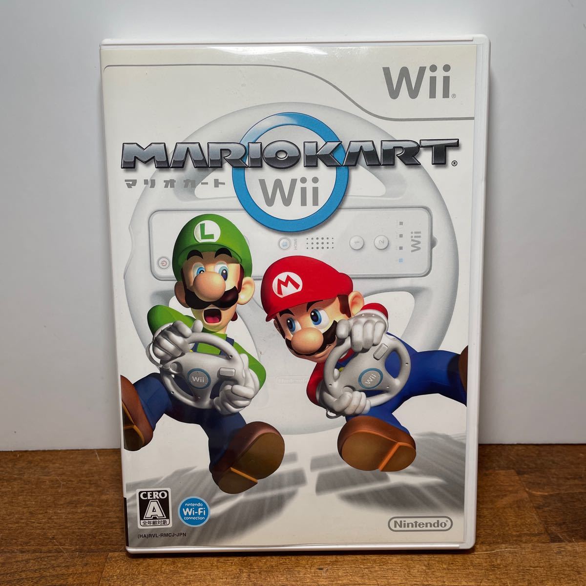 マリオカートWii  Wiiハンドル付き Wiiリモコン1本セット