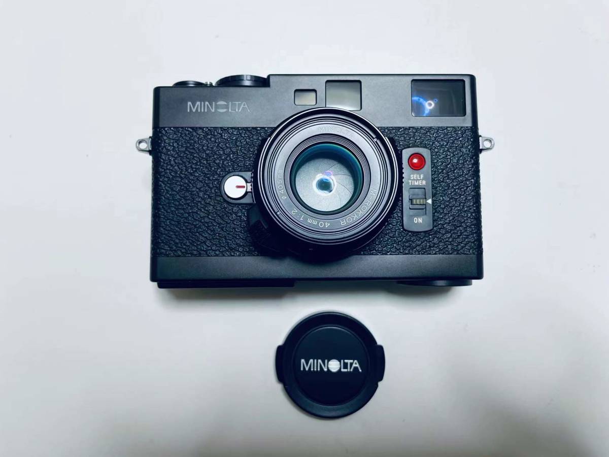 展示超美品 MINOLTA ミノルタ CLE 40/2 ボディ&レンズ フィルムカメラ_画像2