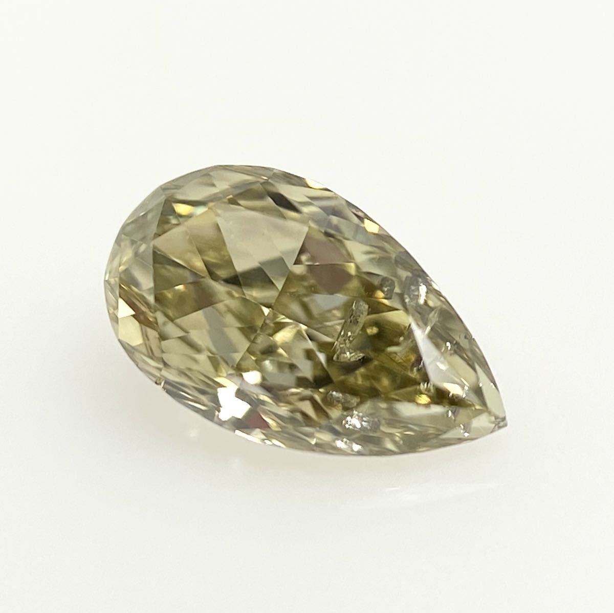 ０．３６０ct ＦＡＮＣＹ ＢＲＯＷＮＩＳＨ ＧＲＥＥＮＩＳＨ