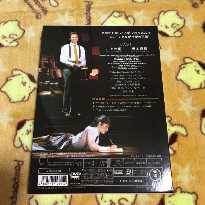 2017年 初回限定 DVD  ダディ・ロング・レッグズ