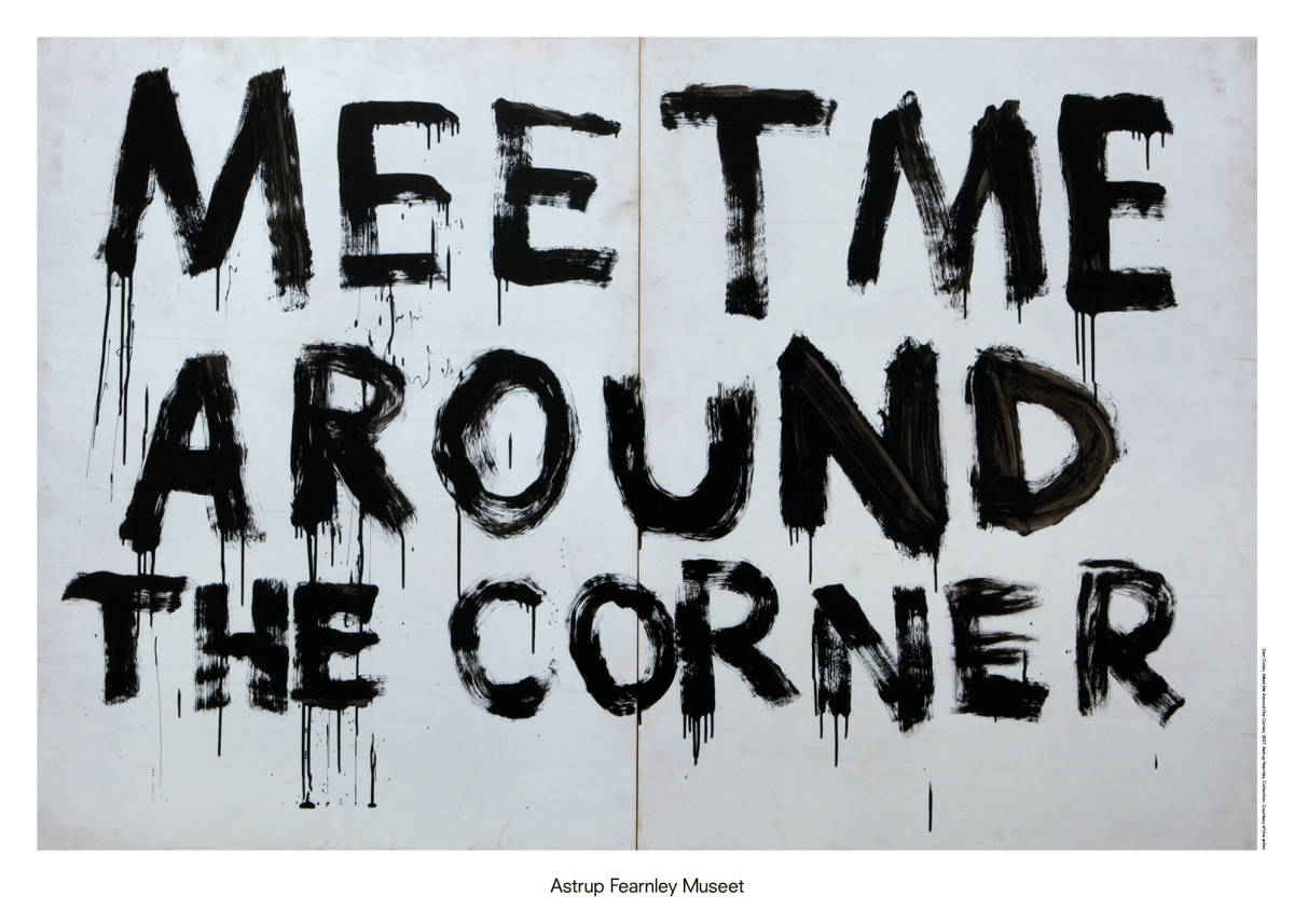 ダン・コーレン【ポスター Meet Me Around the Corner, 2007】 Dan Colen_画像1