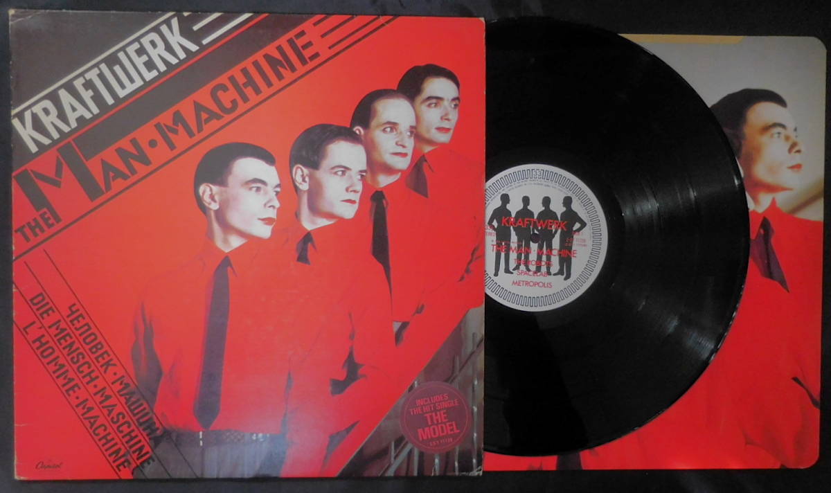 Kraftwerk / Man-Machine Human Demolition Rare / Original UK Original Board Модельная наклейка Beautiful Board