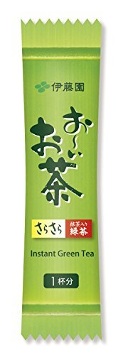 緑茶 100本 (スティックタイプ) 伊藤園 おーいお茶 抹茶入りさらさら緑茶 0.8g×100本 (スティックタイプ)_画像3