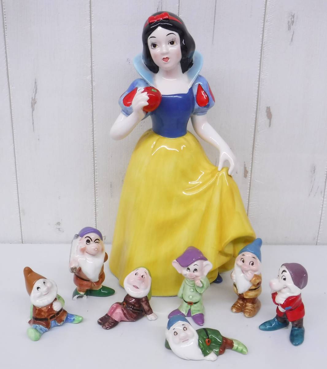 当時物 置物 人形 ディズニー 白雪姫と七人のこびと 8点まとめ スノー 