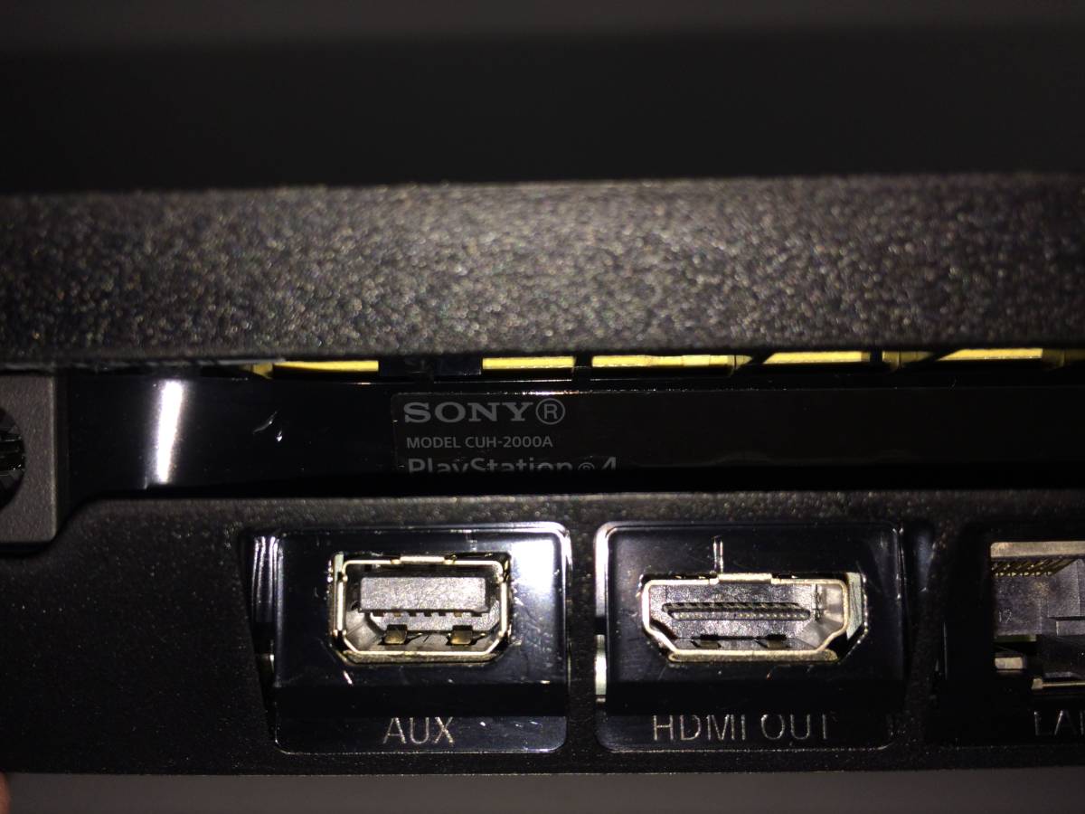 SONY PlayStation4 PS4 CUH-2000A 500GB ジェットブラック 本体 外箱 
