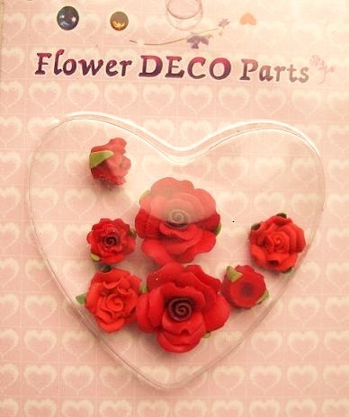  sale! new arrivals limited goods pretty . flower deco parts hand-mirror, small articles, mobile, digital camera etc. gorgeous . decoration #72