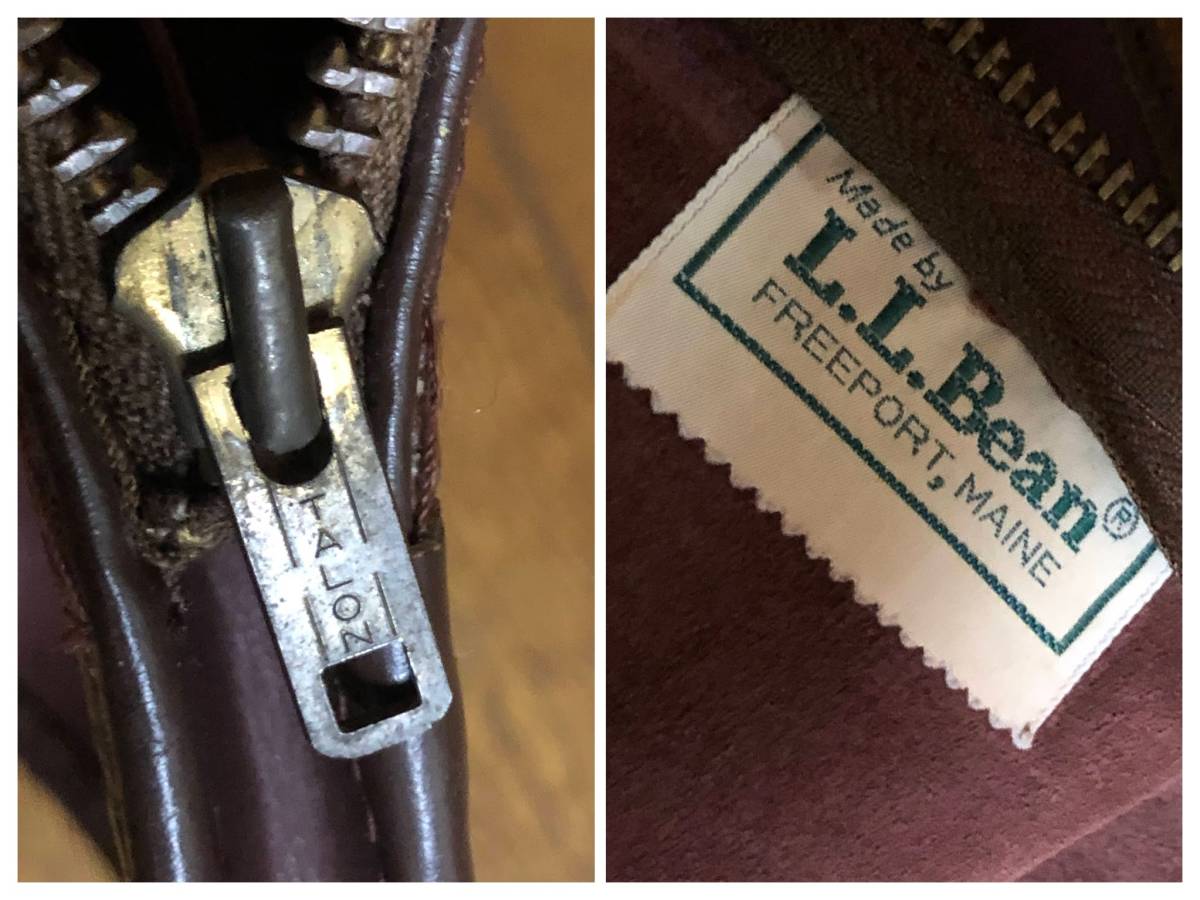 L.L.Bean エルエルビーン USA ヴィンテージ レザー 本革 ブリーフ