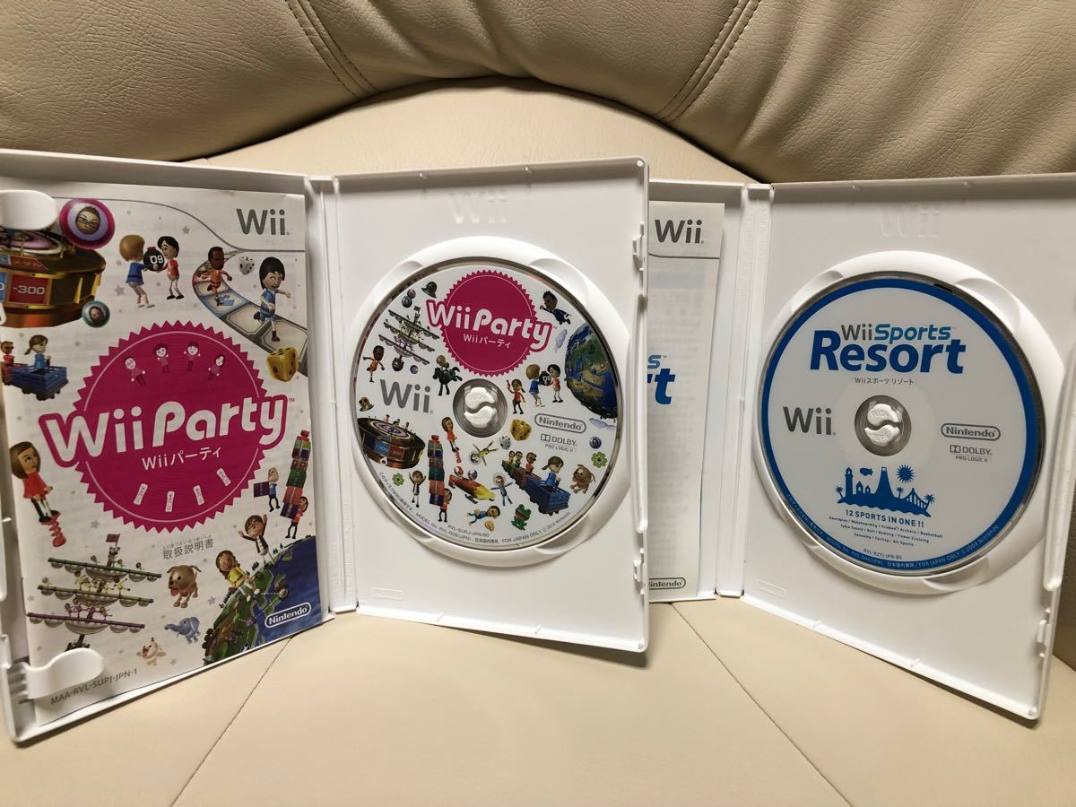Wiiスポーツリゾート、Wiiパーティー、ソフトセット