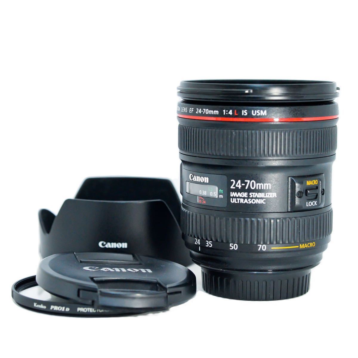 KS37 Sランク 美品 Canon キャノン EF 24-70mm F4L IS USM ズーム