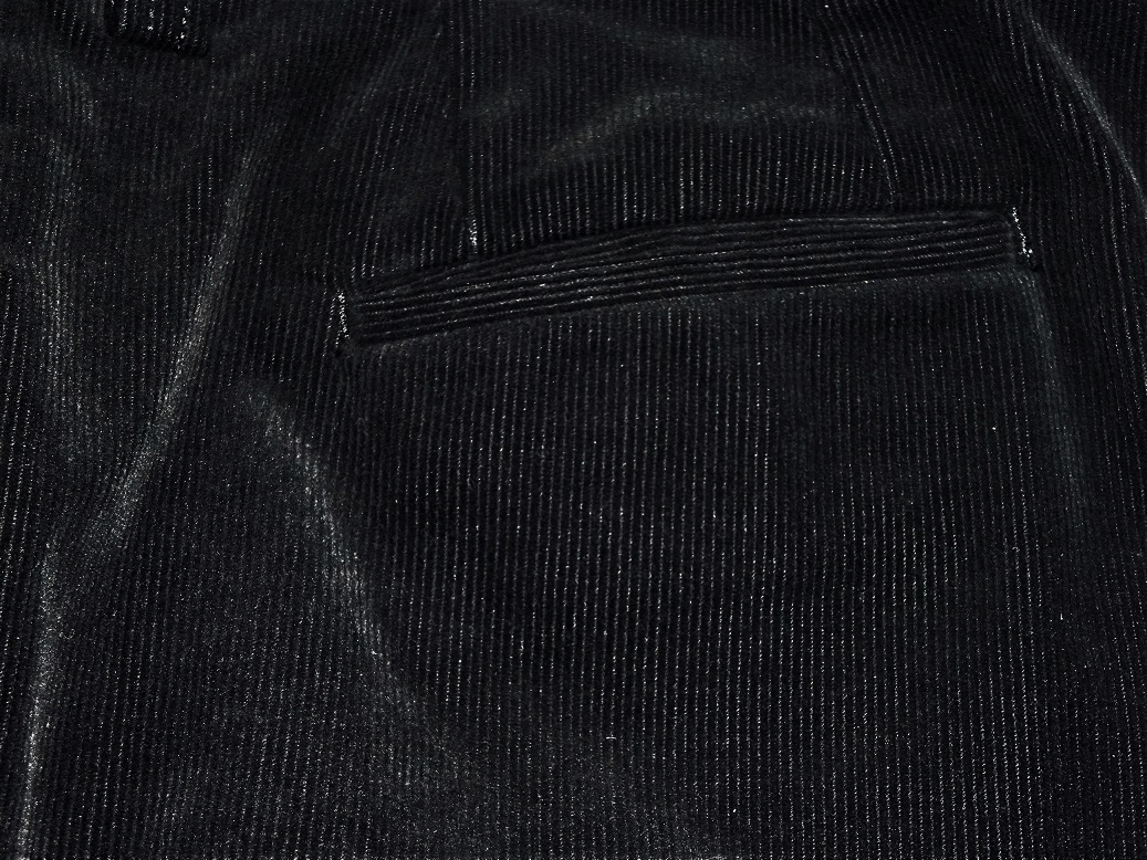 uniform experiment 17AW STRETCH CORDUROY SLIM FIT SLACKS 17AW размер 4(XL) черный Used б/у UE брюки 2017 осень-зима чёрный цвет 178009