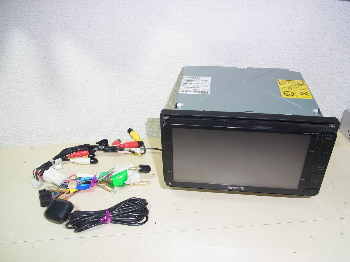 動作良好!!KENWOOD MDV-X701W 地図2013年版 7インチワイド 動作良好!!KENWOOD MDV-X701W 地図2013年版 7インチワイド