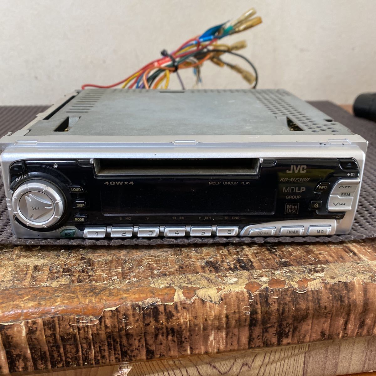 JVC KD-MZ300 MD player operation not yet verification Junk 