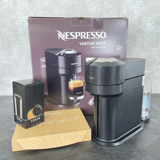 激安通販新作 ネスプレッソ コーヒーメーカー 動作保証 美品 ヴァーチュオ /CY-3426 GCV1-BK-SP スペシャルパック  クラシックブラック ネクスト - コーヒーメーカー一般