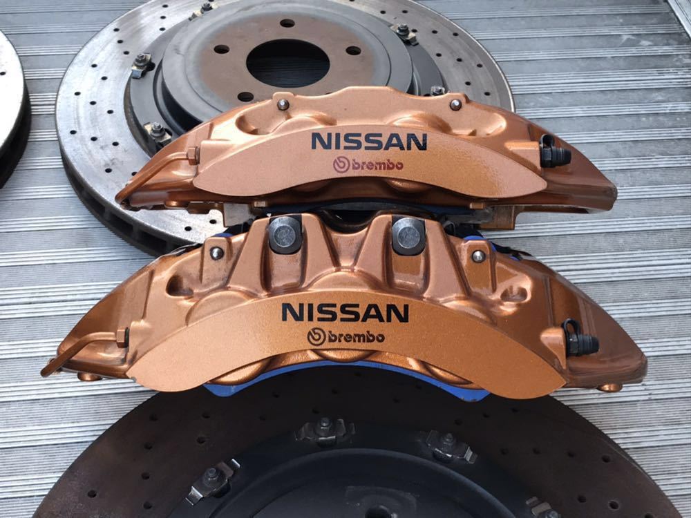  Nissan оригинальный R35GT-R Brembo передний и задний в комплекте степень *! GTR GT-R nismo Nismo brembo Brembo ENDLESS Endless пятно NO634-1