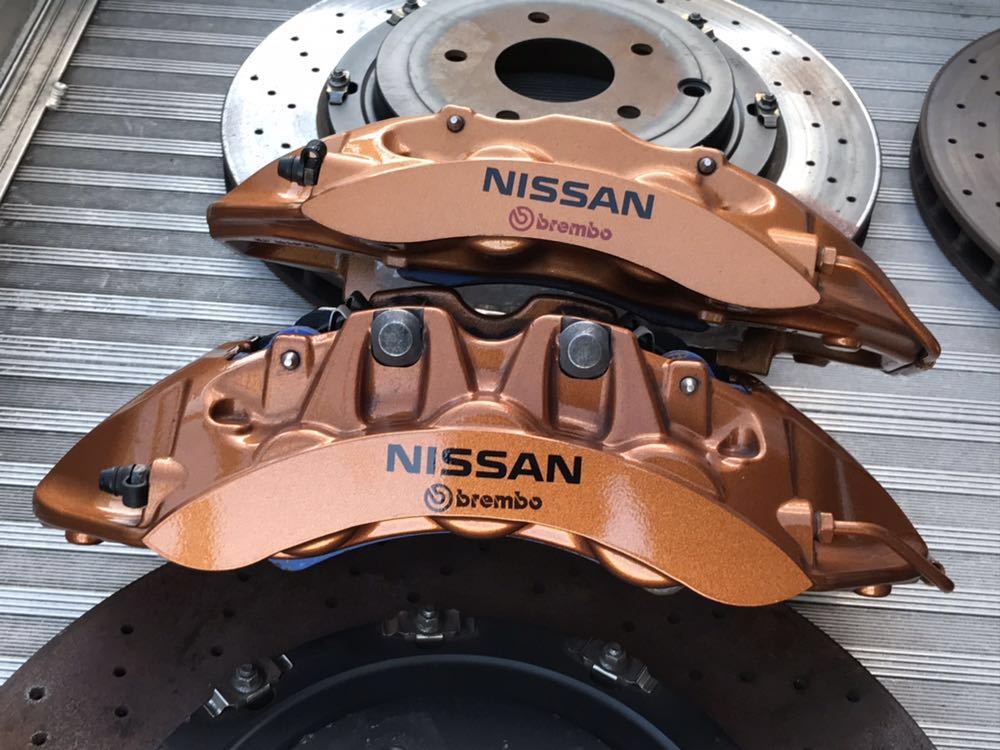  Nissan оригинальный R35GT-R Brembo передний и задний в комплекте степень *! GTR GT-R nismo Nismo brembo Brembo ENDLESS Endless пятно NO634-1