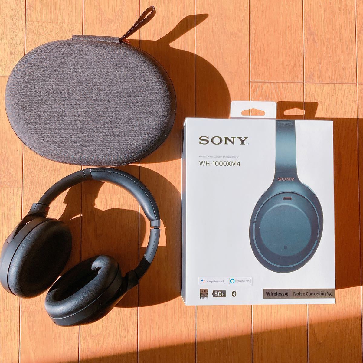 ワイヤレスノイズキャンセリングステレオヘッドセット WH-1000XM4(B ...