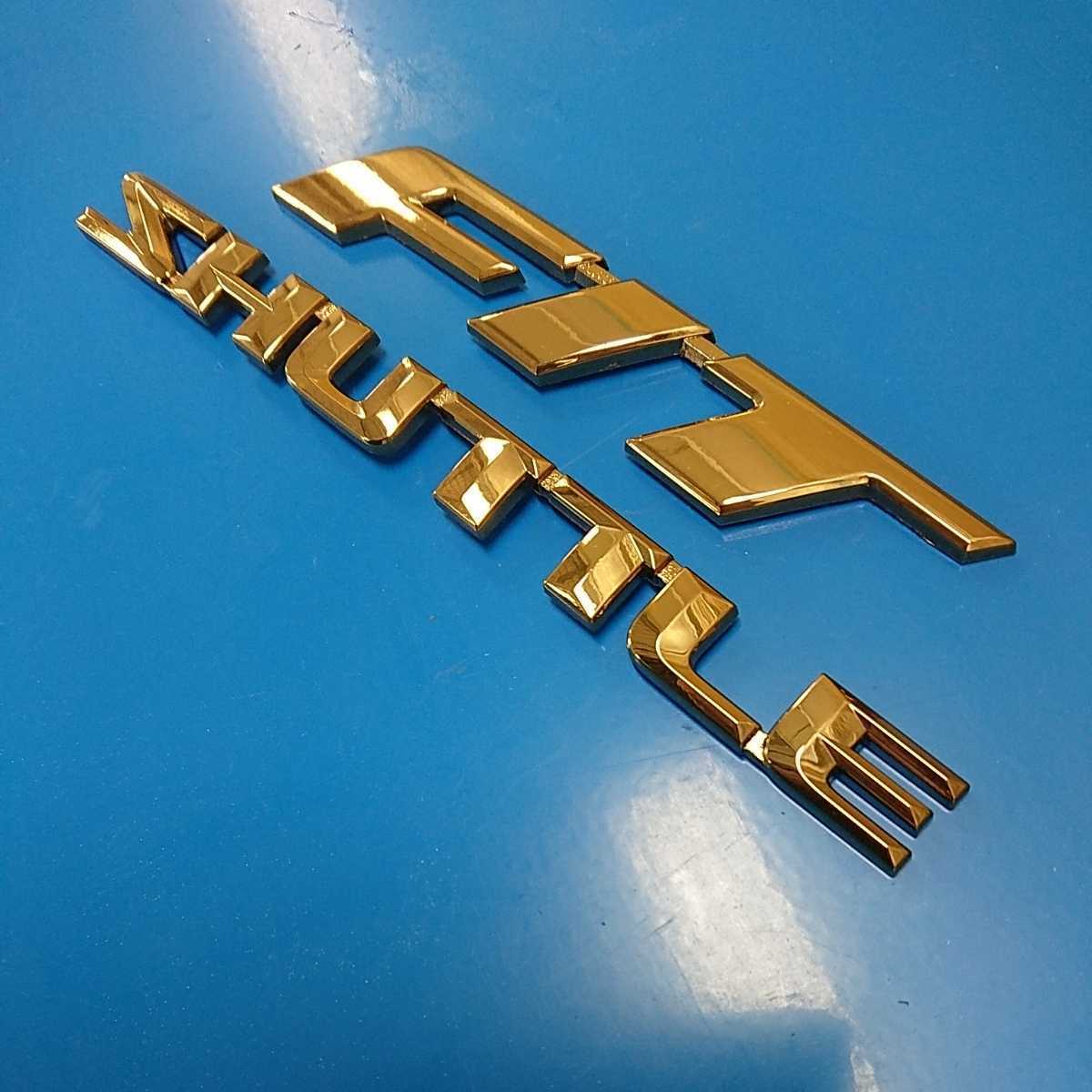 HONDA FIT SHUTTLE GOLD EMBLEM ホンダ フィット シャトル ゴールドエンブレム VIP LUXURY CUSTOM ビップ ラグジュアリー カスタム_画像2