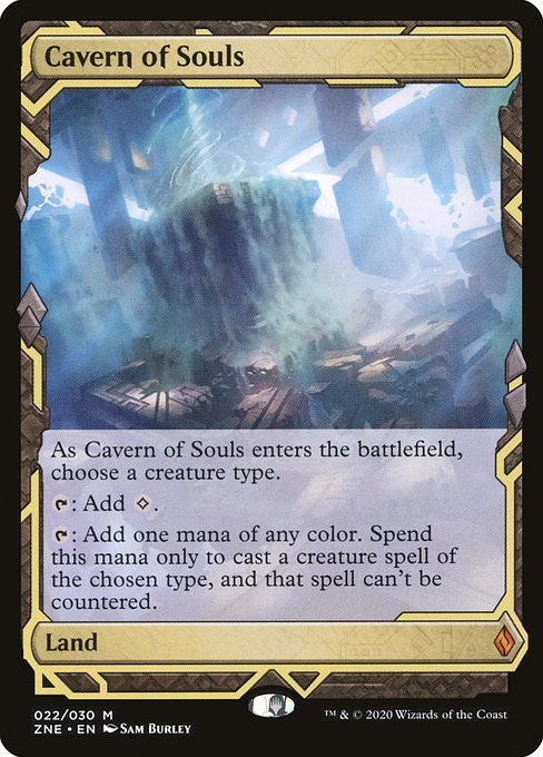 MTG □土地/英語版□ 《魂の洞窟/Cavern of Souls》ゼンディカー