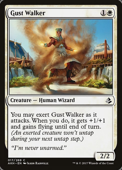 MTG ■白/英語版■ 《突風歩き/Gust Walker》★FOIL★ アモンケット AKH_画像1