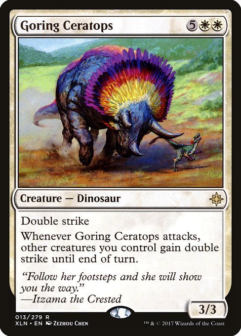突き刺すケラトプス/Goring Ceratops(XLN_013/279) 英語版