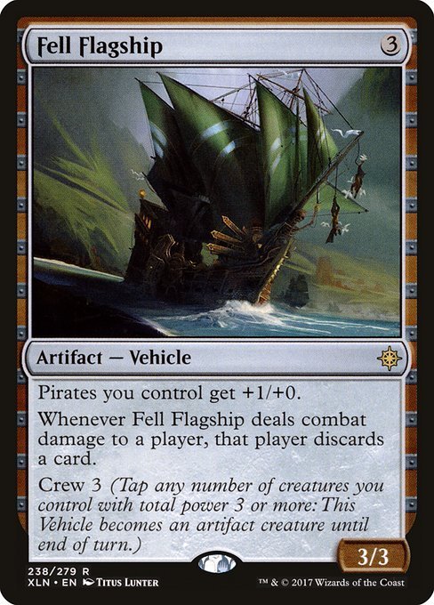 MTG ■無/英語版■ 《不吉な旗艦/Fell Flagship》イクサラン XLN_画像1