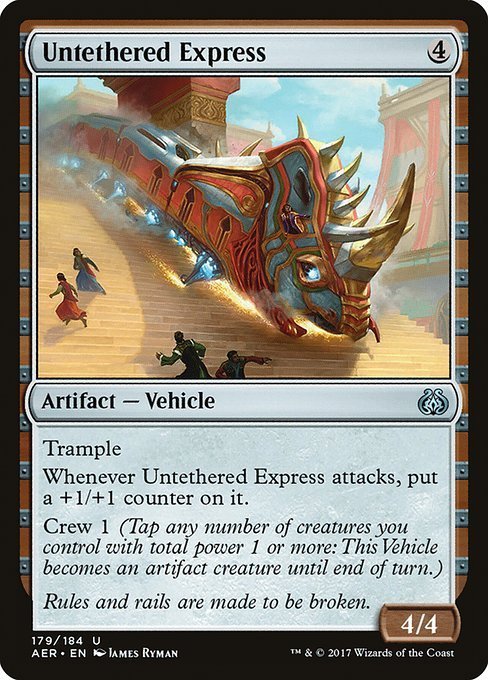 MTG # нет / английская версия # {. пробег экспресс /Untethered Express}....AER