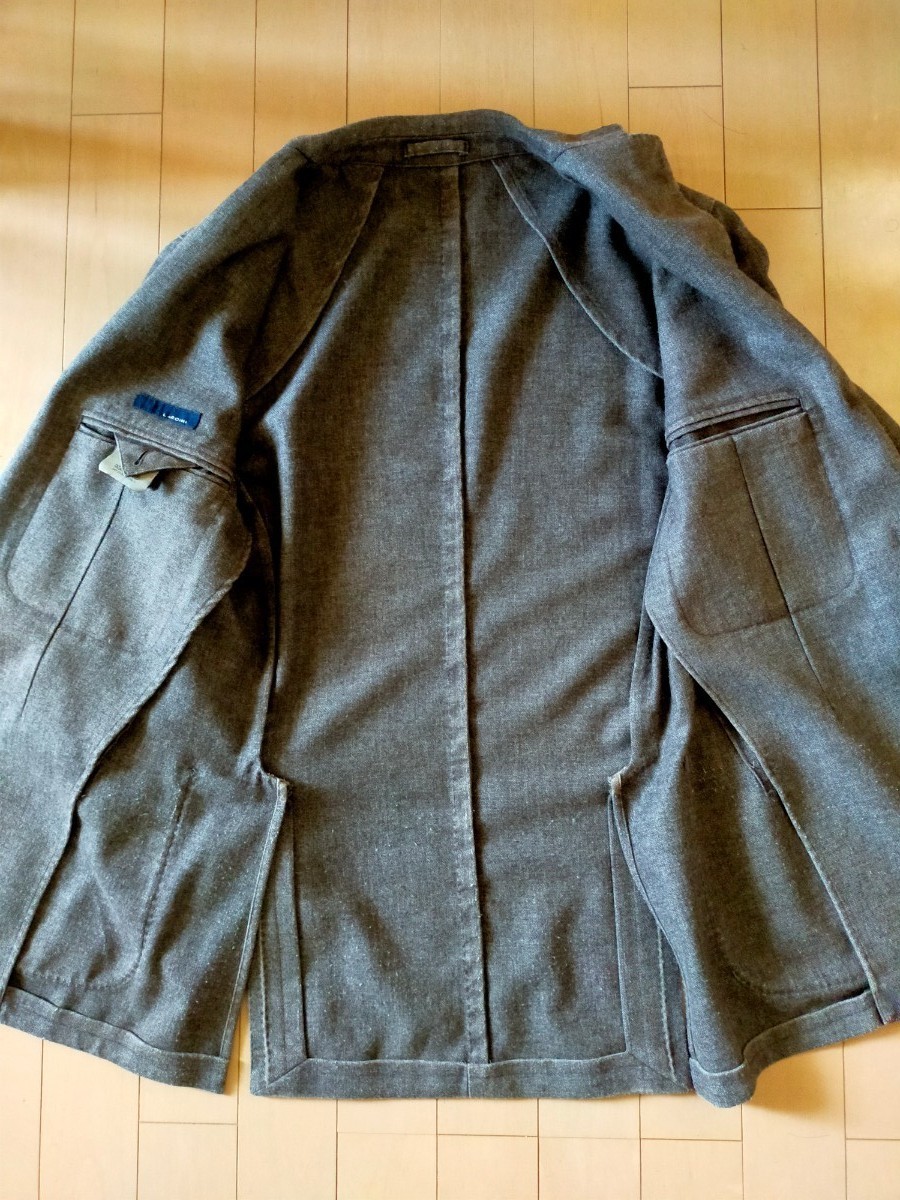 ギフト 【LARDINI】ラルディーニのジャケット アンゴラ55% アイボリー