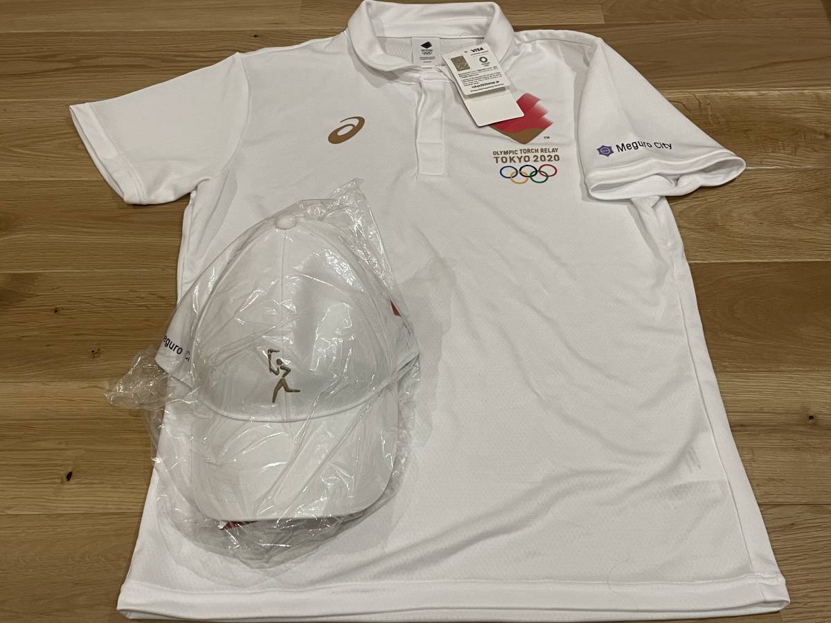 【送料無料】聖火リレー ボランティア アシックス 非売品 ポロシャツ オリンピック 東京オリンピック TOKYO2020 目黒区 Sサイズセット
